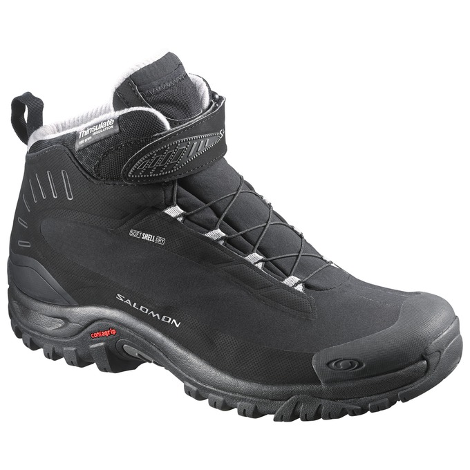 Salomon Israel DEEMAX 3 TS WP W - Womens Winter Boots - Black (KTWS-95064)